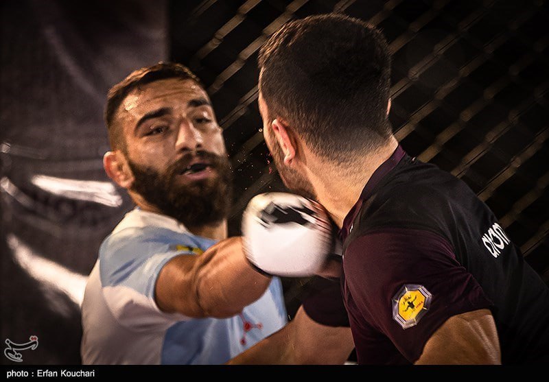 تصاویر دیدنی از اولین مسابقات «مبارزه در قفس» ایران