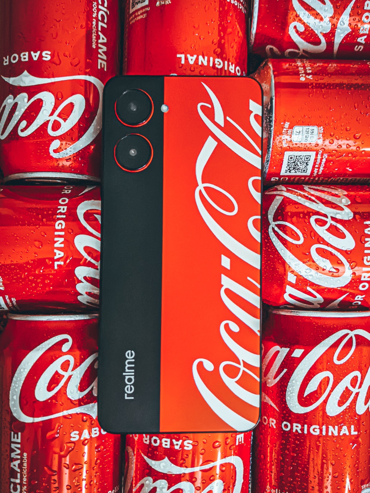 از گوشی خاص کوکا کولا رونمایی شد + مشخصات و جزئیات/Realme 10 Pro 5G Coca-cola edition