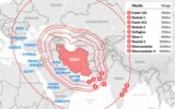 برد موشک های ایران روی نقشه+عکس