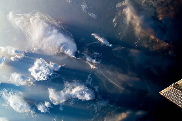 تصویر تازه ناسا از تشکیل ابرها در افریقا+عکس