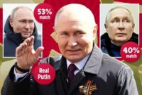 افشاگری عجیب هوش مصنوعی علیه رئیس جمهور روسیه /۵۳درصد تشابه بین دو پوتین !