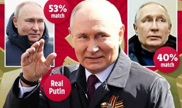 افشاگری عجیب هوش مصنوعی علیه رئیس جمهور روسیه /۵۳درصد تشابه بین دو پوتین !