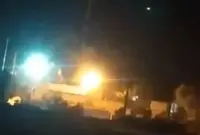 فیلم / حمله کور تروریست‌ها به مقر انتظامی در راسک